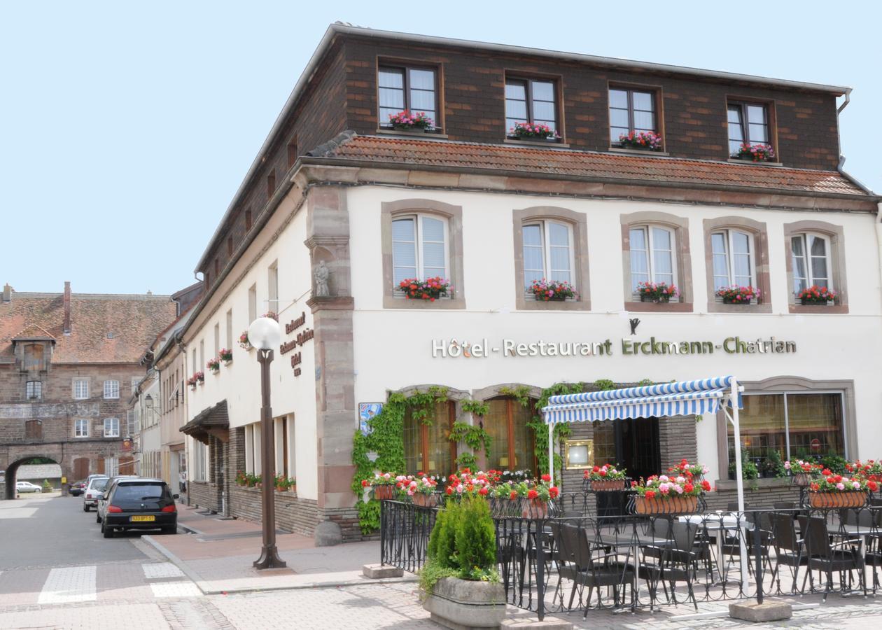 Hotel Restaurant Erckmann Chatrian Phalsbourg Esterno foto